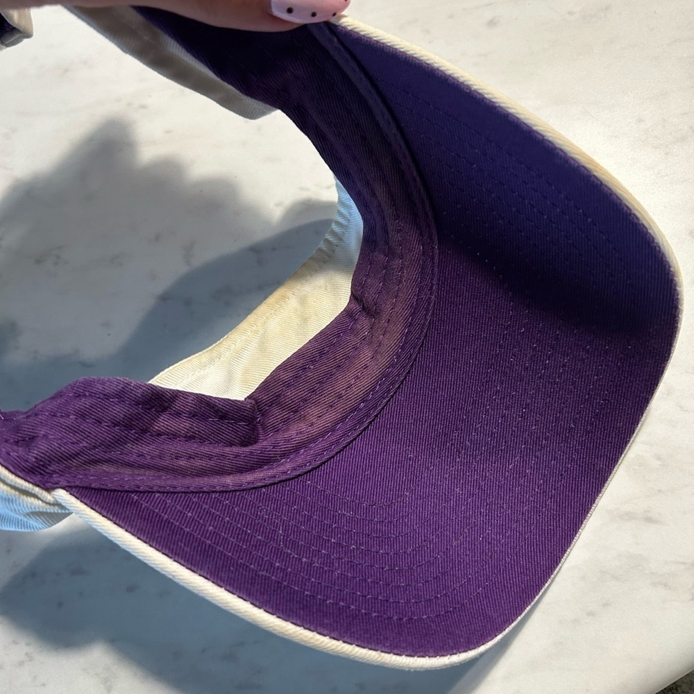 NFL Vikings Visor Hat OS white purple - Picture 6 of 7